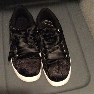 Black Suede Tennis